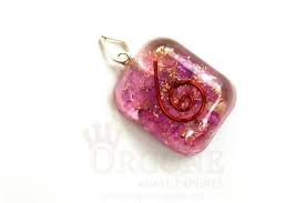 Violet Orgone Square Pendent